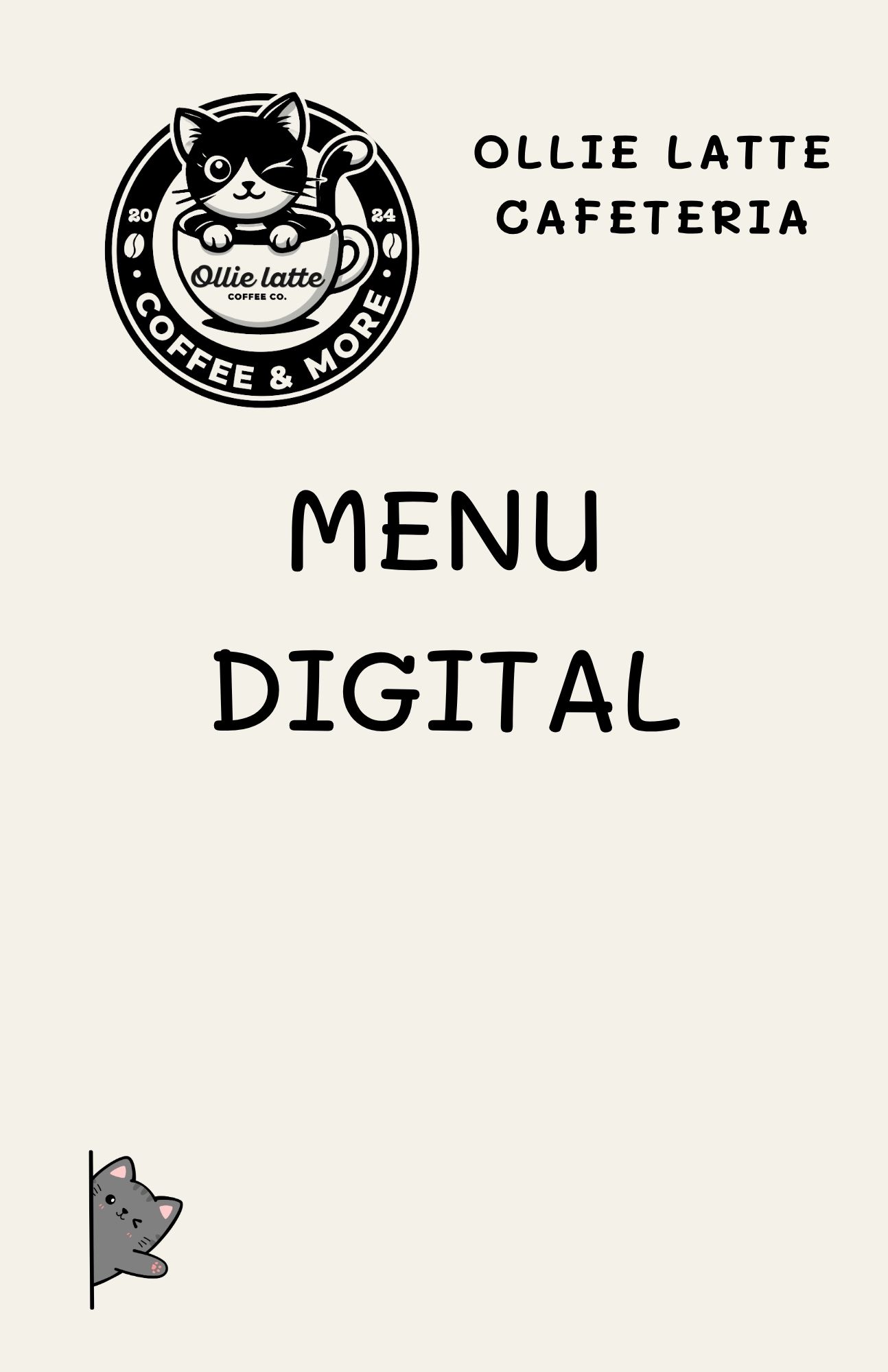 Página 2 del menú de Ollie Latte